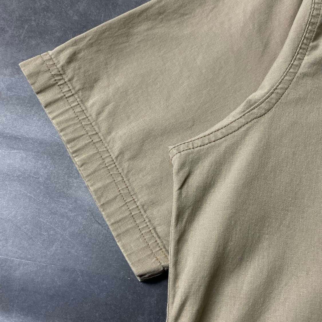 WRANGLER 랭글러 빈티지 베이지 플랩포켓 반팔 셔츠 A00759 상품이미지6