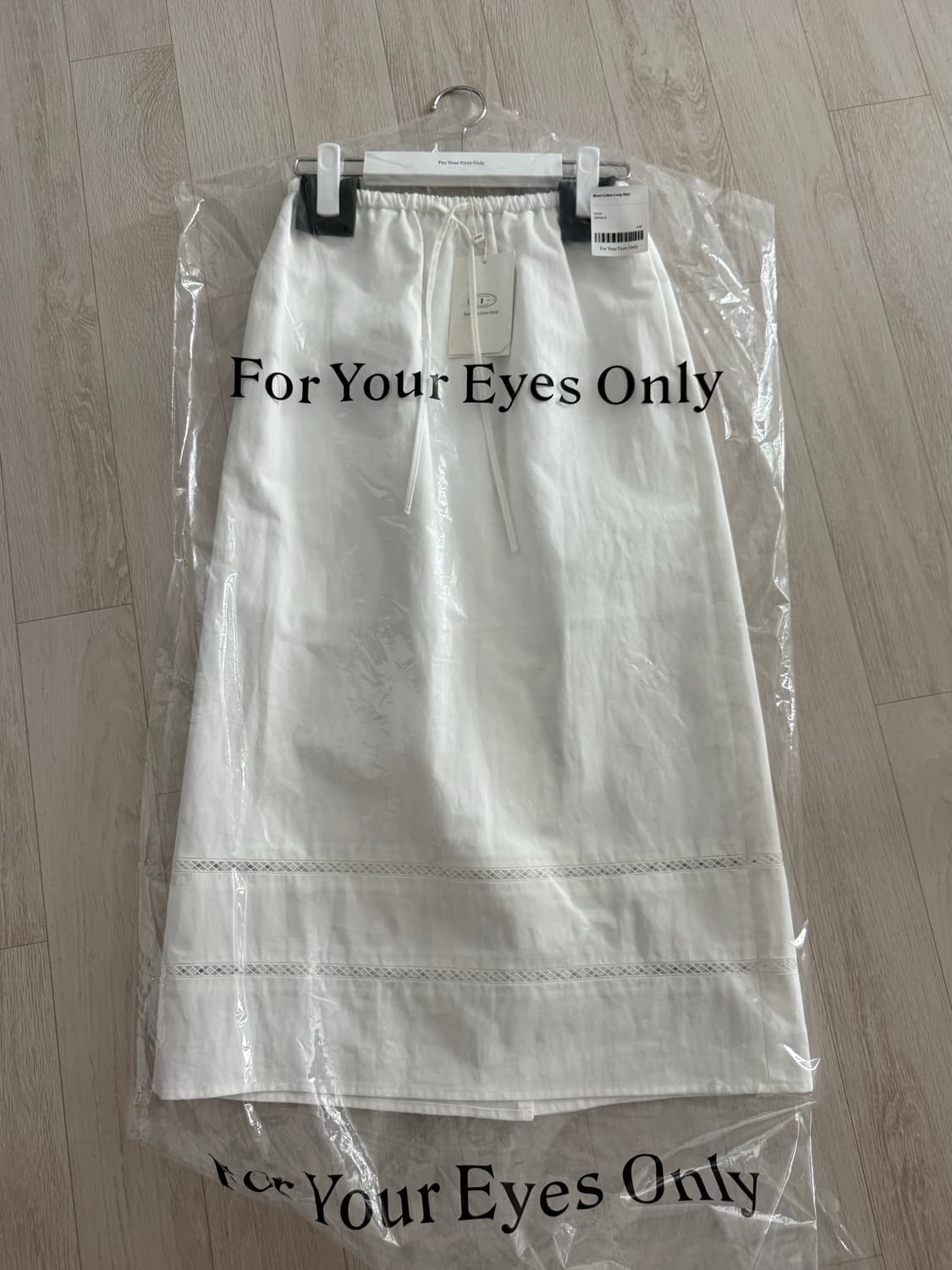 FYEO 포유온 모네 코튼 롱스커트 새상품 mone cotton long 상품이미지5