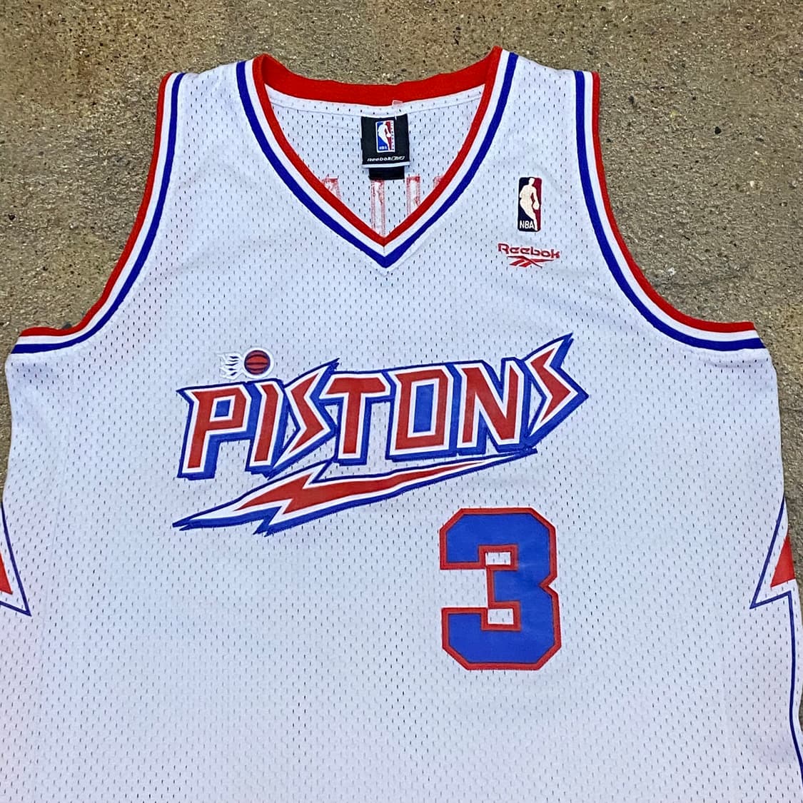 미국 빈티지 리복 NBA 디트로이트 피스톤즈 윌리스 농구유니폼 상품이미지4