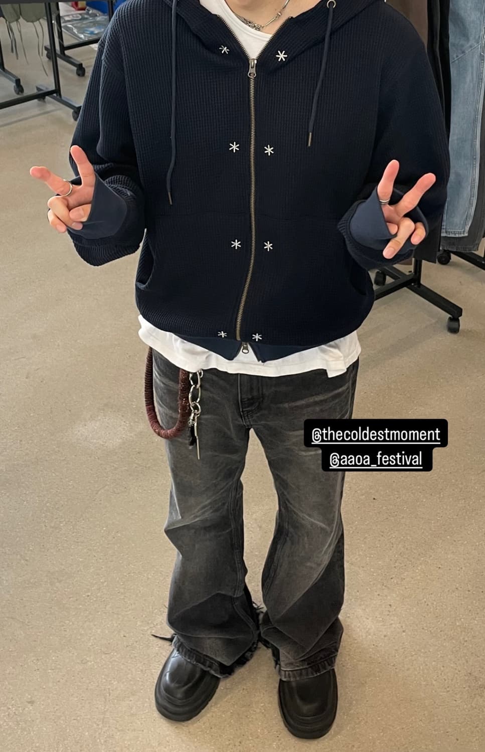 더콜디스트모먼트 후드집업 [L] 상품이미지2