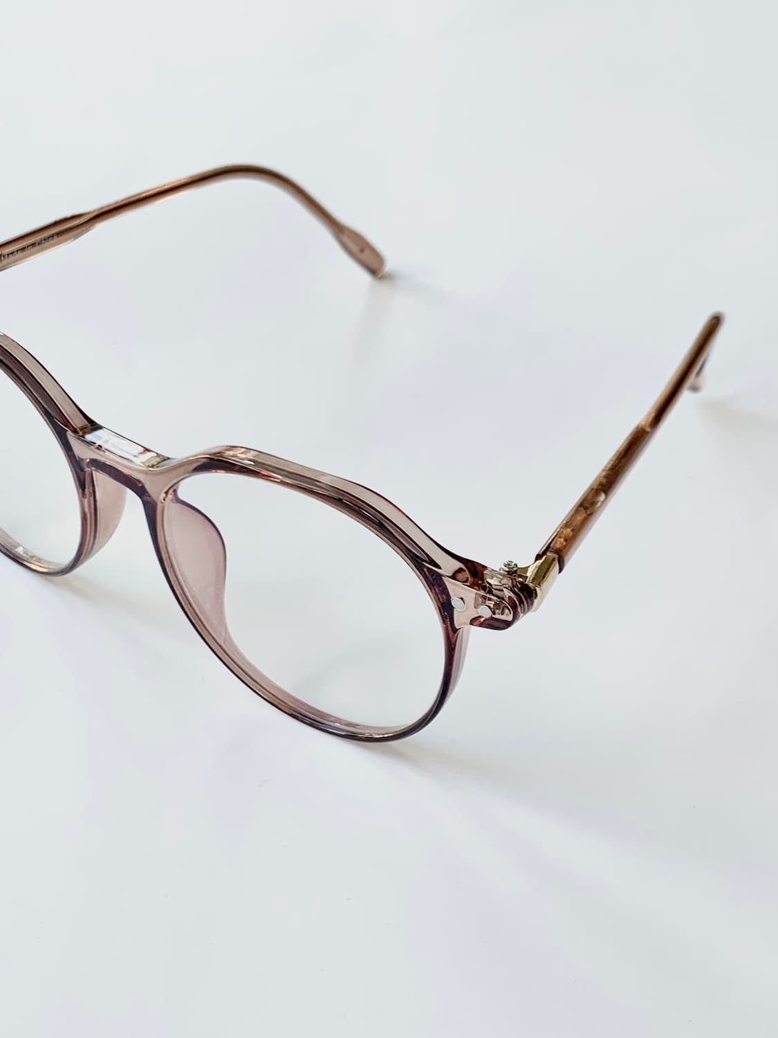 오피스 라운드 오버사이즈 블루라이트 렌즈 장착 뿔테 325 상품이미지3