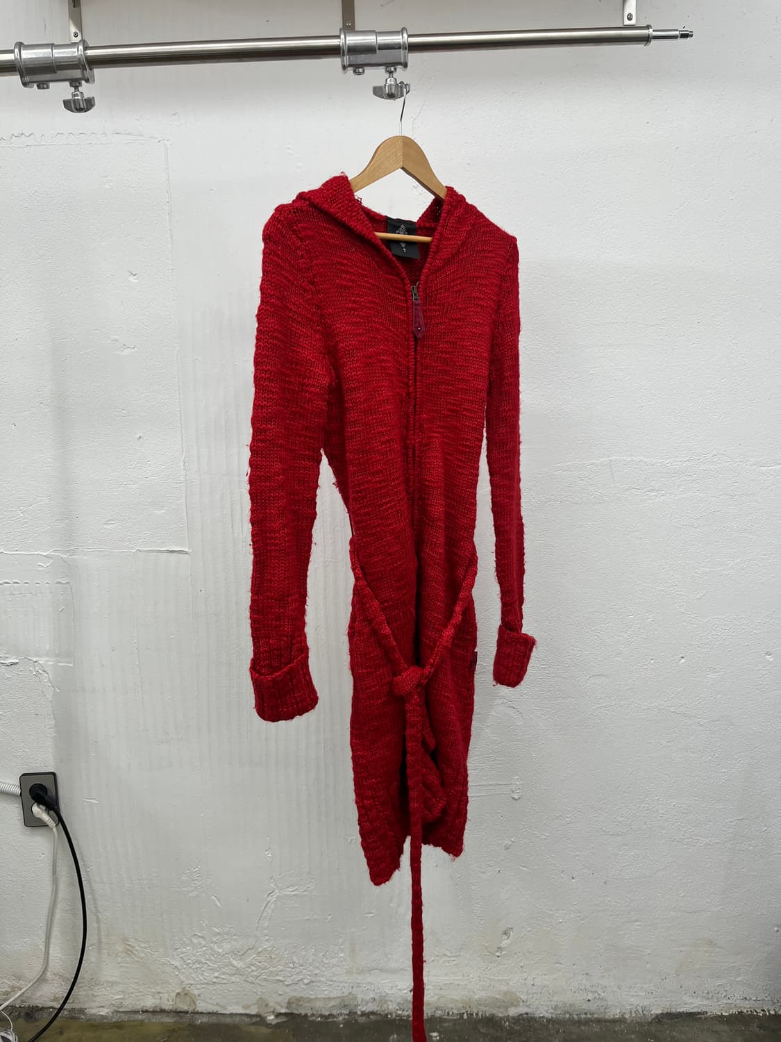 ~66) OZZ ON HEAVY WOOL LONG BELTED KNIT 상품이미지1