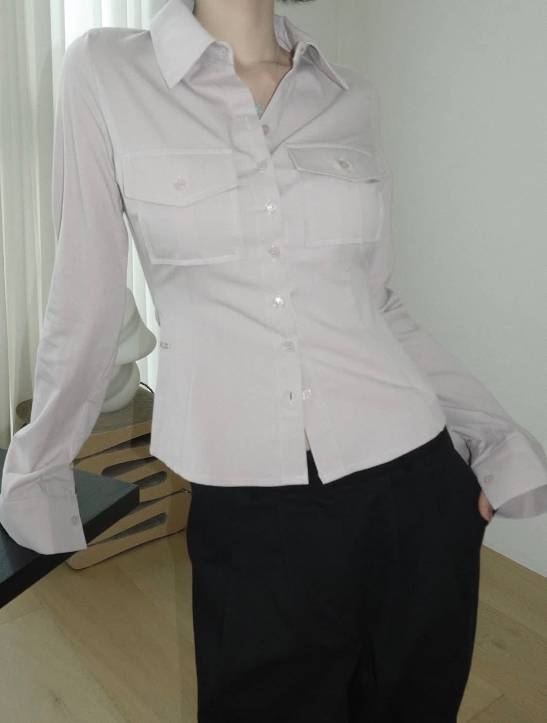 페일제이드 포켓 롱 슬리브 셔츠 상품이미지3