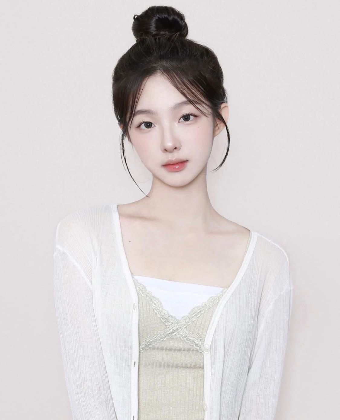 아워캐비넷 plain lace sleeveless 플레인 레이스슬리브리스 상품이미지1