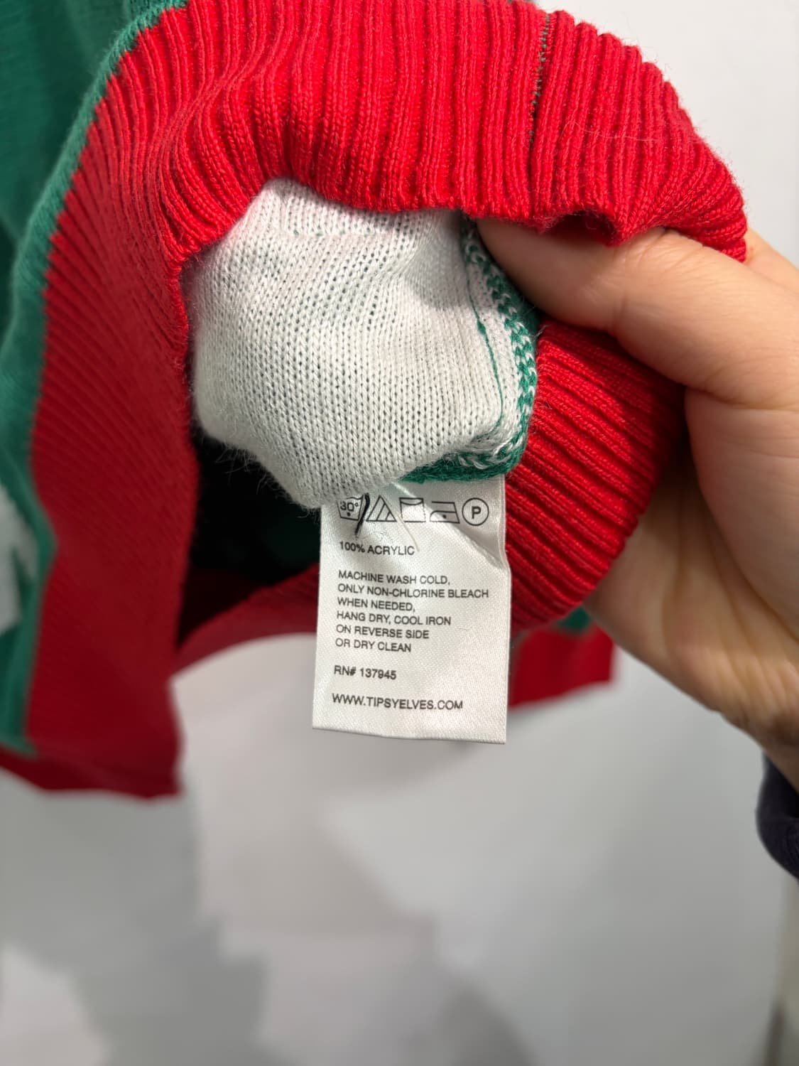 U.S.A. 크리스마스 어글리 니트 L 상품이미지8