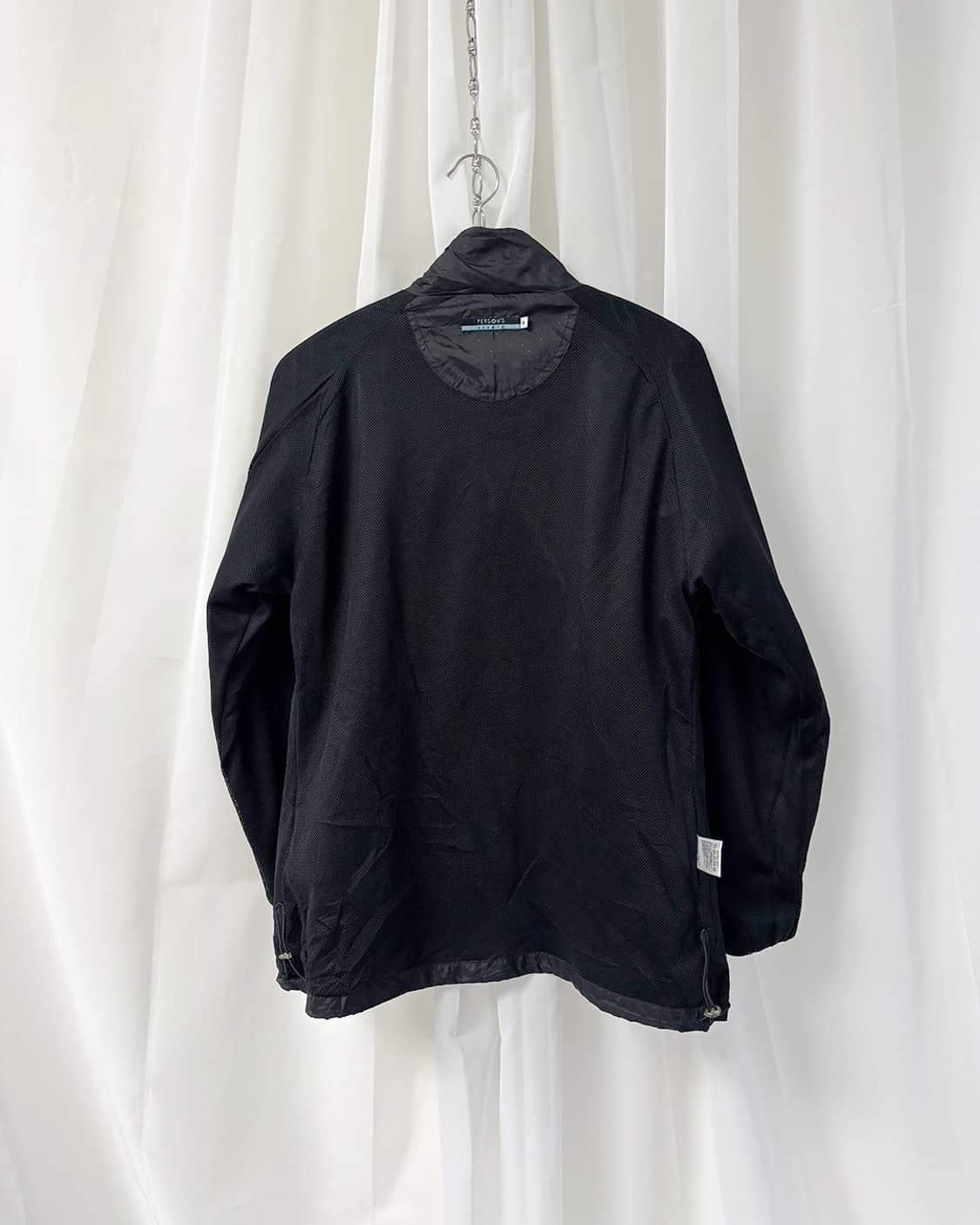 PERSON'S SPORTS 너트 블랙 바람막이 저지 상품이미지3