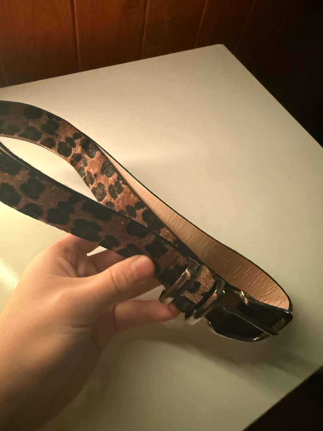 빈티지 레오파드 벨트 상품이미지3