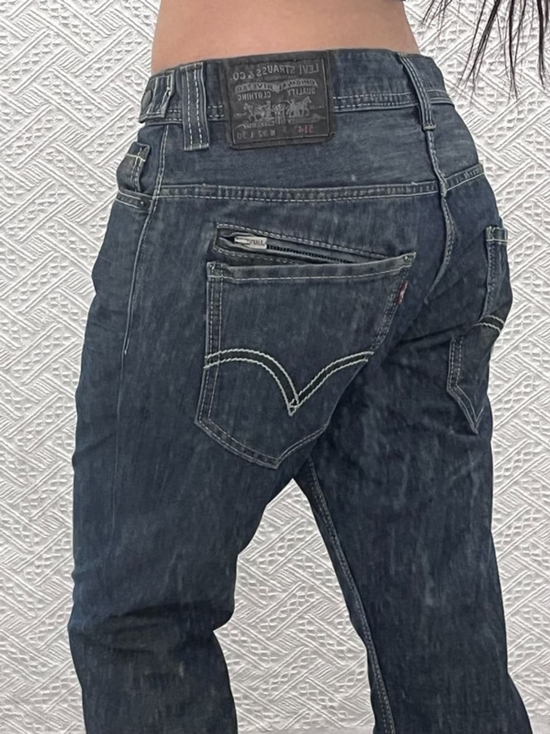 리바이스 514 유니크 더블 포켓 데님팬츠 32인치 C06873 상품이미지2