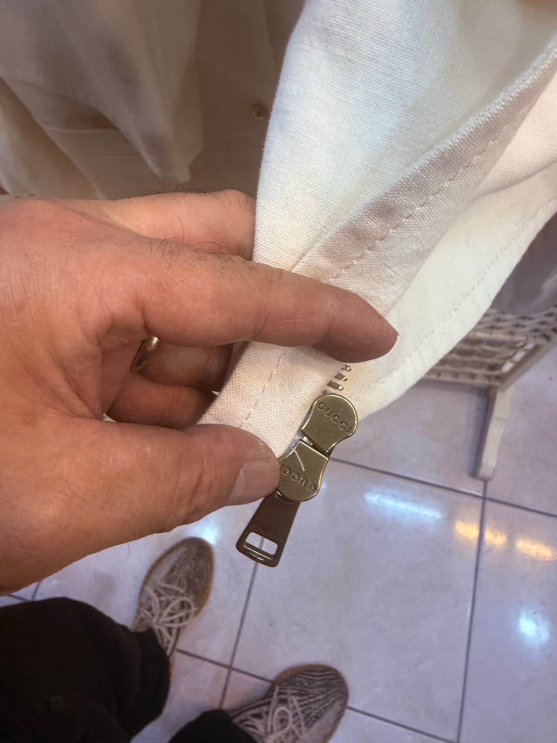 40/55-66 정품 구찌 린넨 자켓 팝니다 상품이미지5