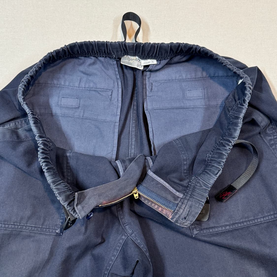 XXL) 그라미치 네이비 루즈테이퍼드 팬츠 면바지 상품이미지8