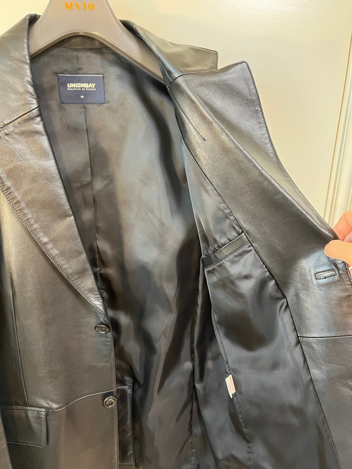 유니온베이 양가죽 자켓 블랙 95 상품이미지6
