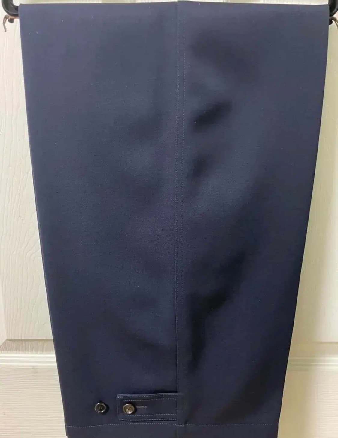 [미개봉 새상품] 보테가베네타 사토리얼 울 와이드 팬츠 네이비 38 상품이미지2