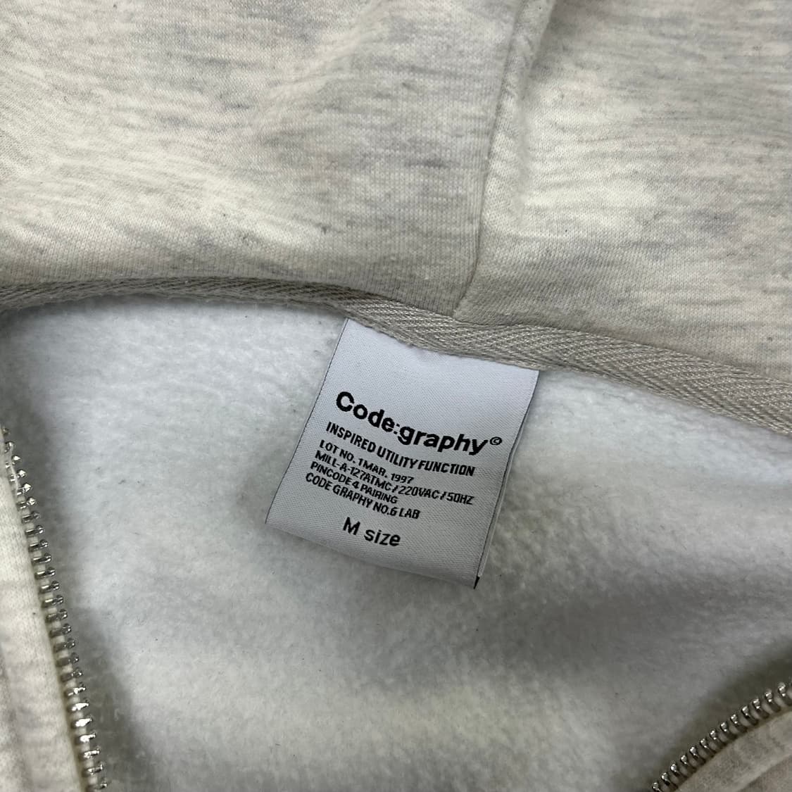 코드그라피 후드집업[1580] 상품이미지5