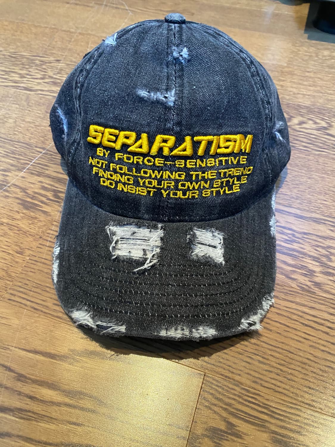 포스센스티브 데미지 워싱 볼캡 os 상품이미지1