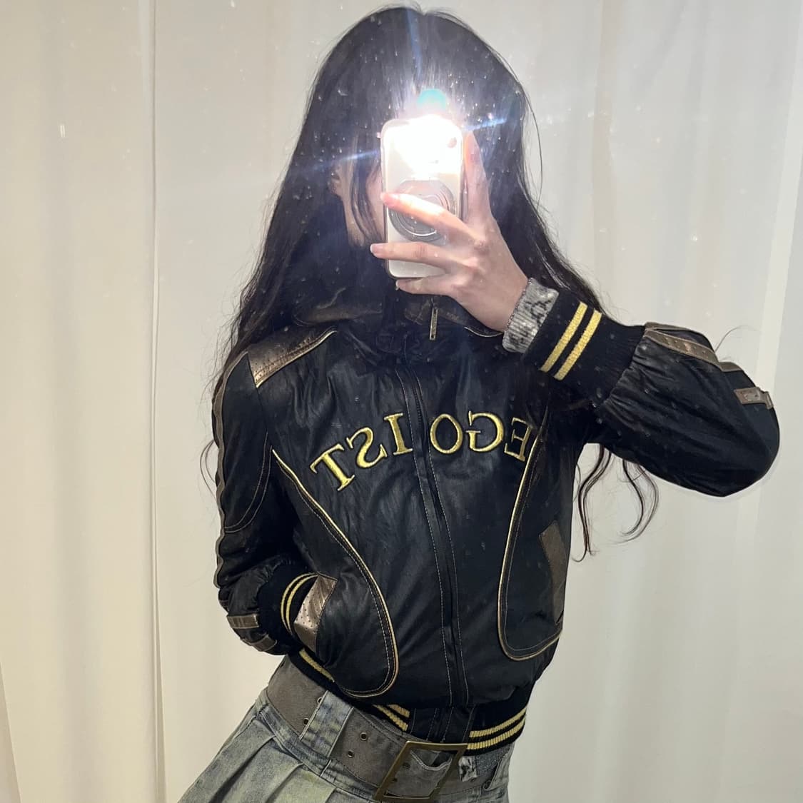 egoist 레더 울프죠 점퍼 상품이미지7