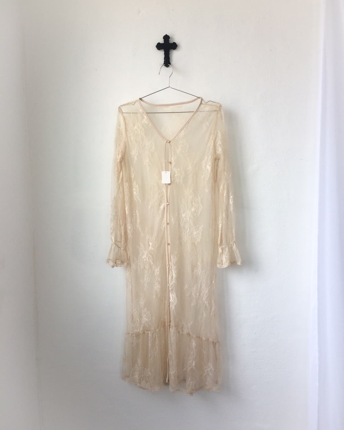 Lace long cardigan 상품이미지2