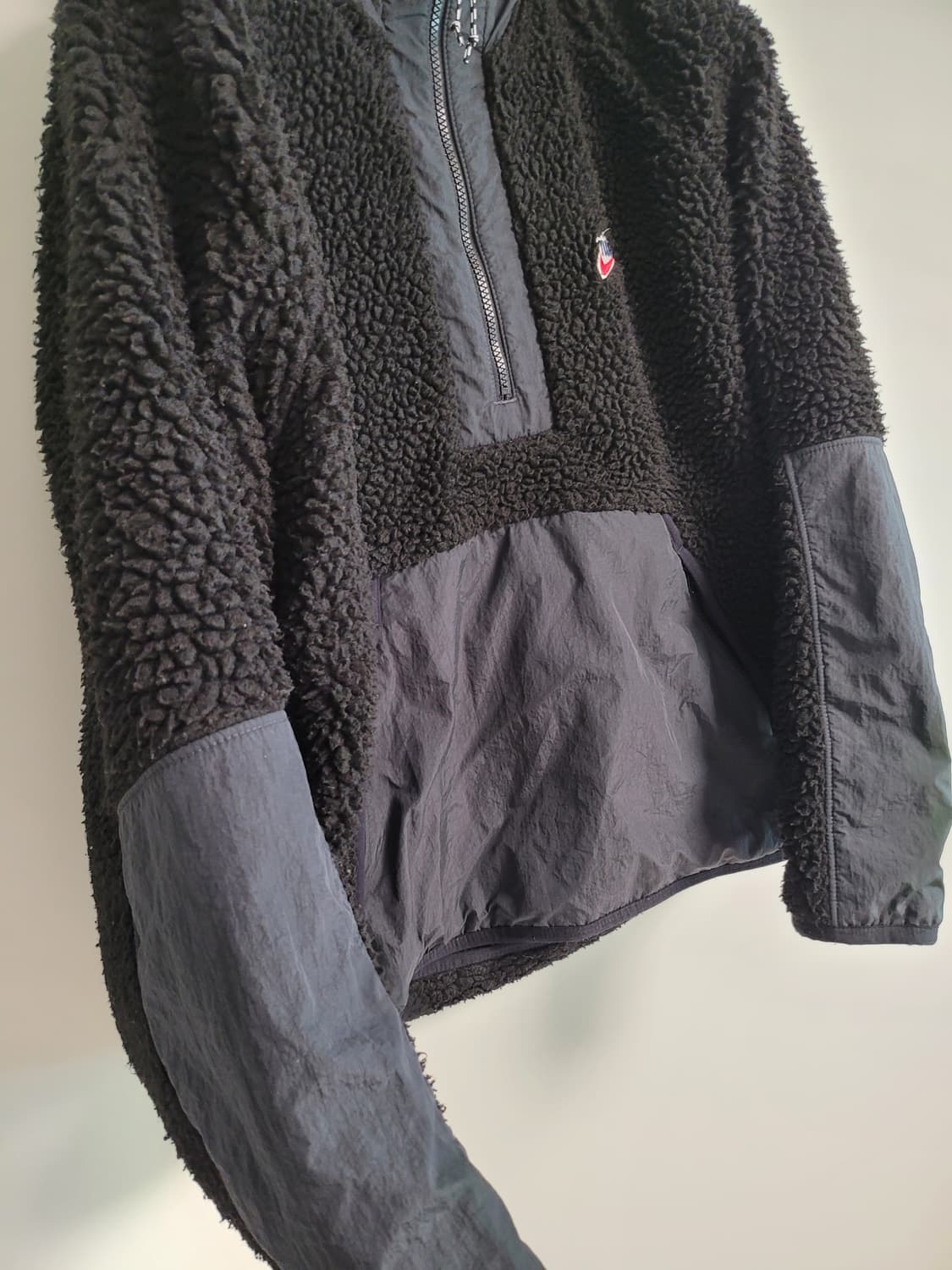 XL 나이키 헤리티지 쉐르파 후리스 아노락  상품이미지9