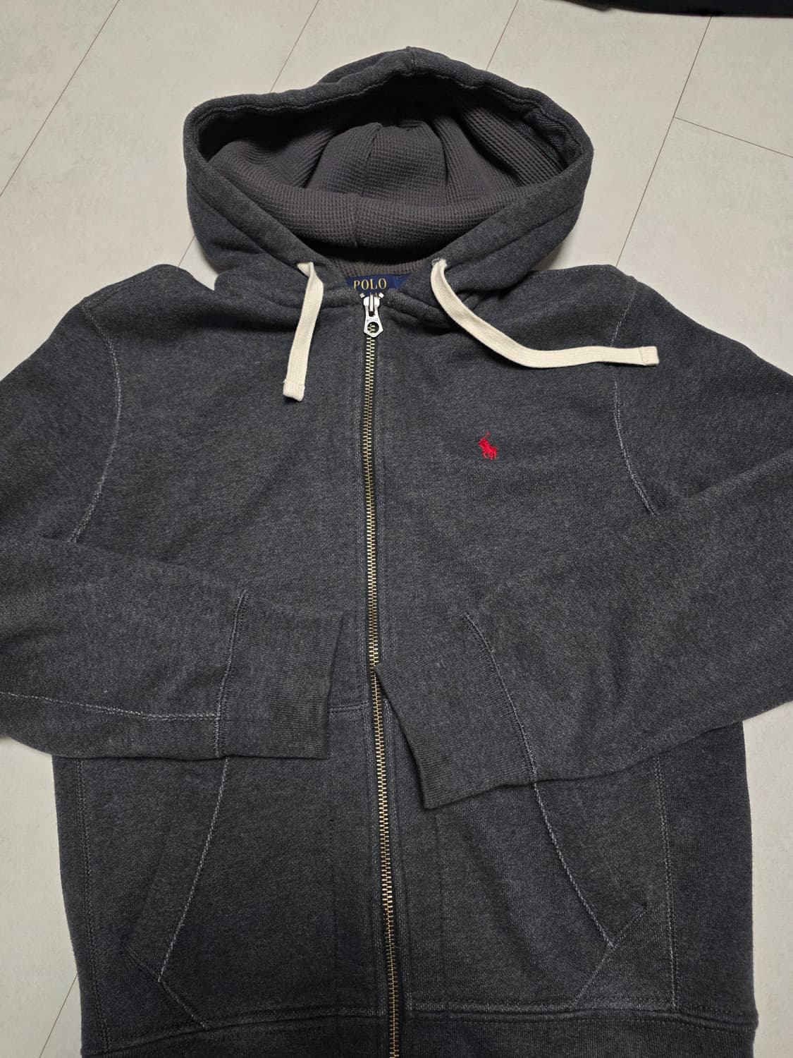 폴로 랄프로렌 그레이 후드집업 S 남성 95 여성66 루즈핏55 상품이미지2
