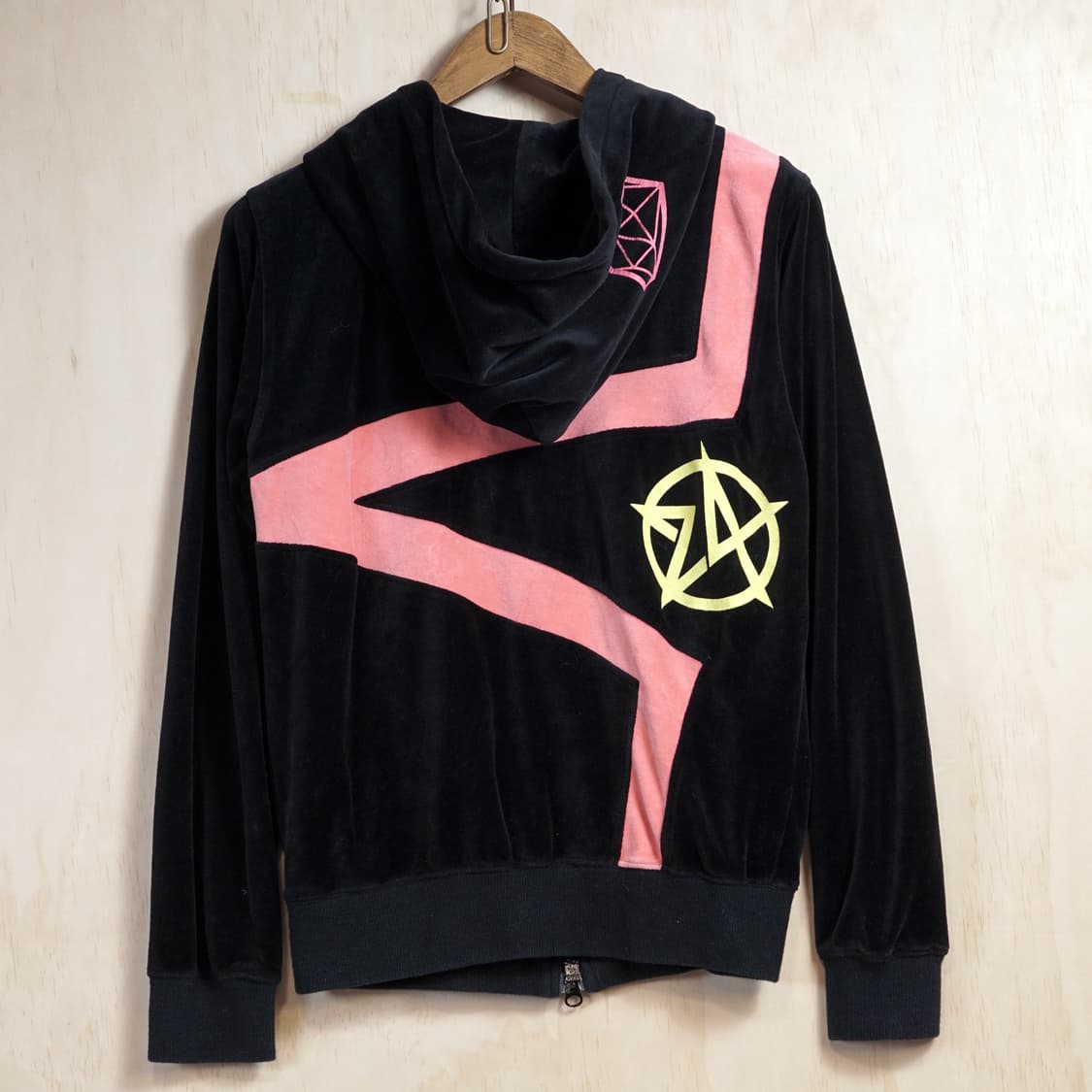 24karat 벨벳 후드 집업 상품이미지3