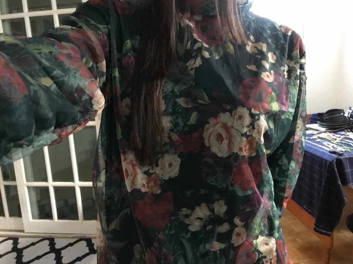 vintage pattern mash top 상품이미지7
