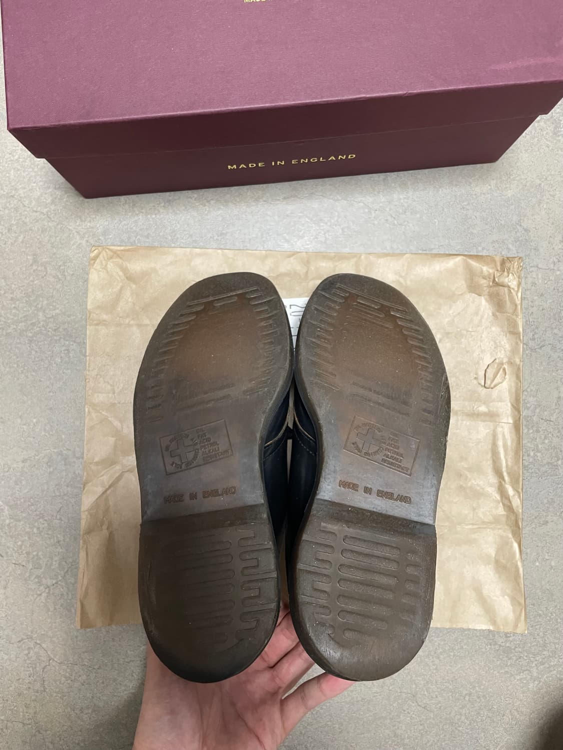 닥터마틴 mie 1461 3홀 made in england 상품이미지5