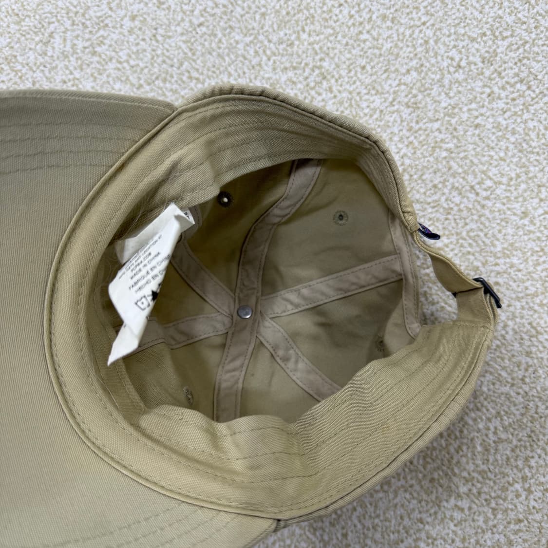 [F] 파타고니아 베이지 볼캡 0105T1 상품이미지4