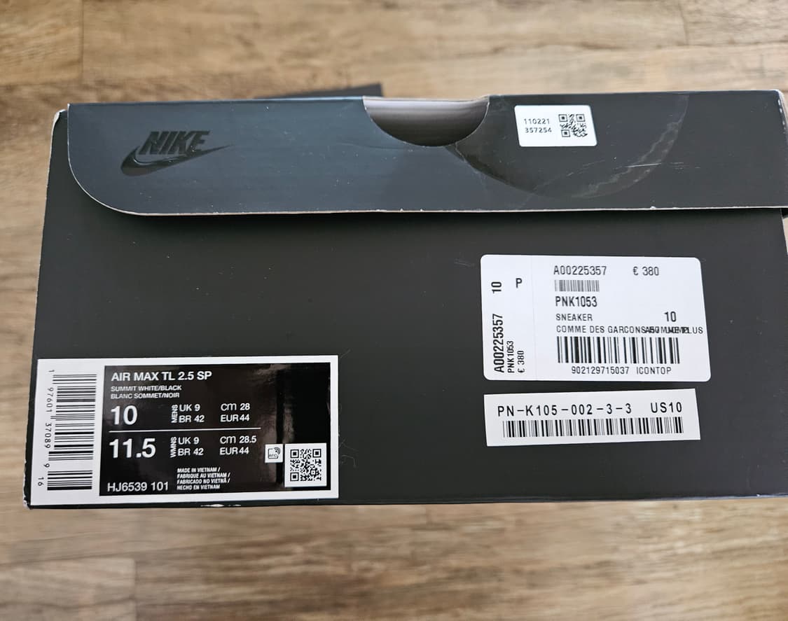 [280] 나이키 꼼데가르송 에어맥스 TL 2.5  상품이미지10