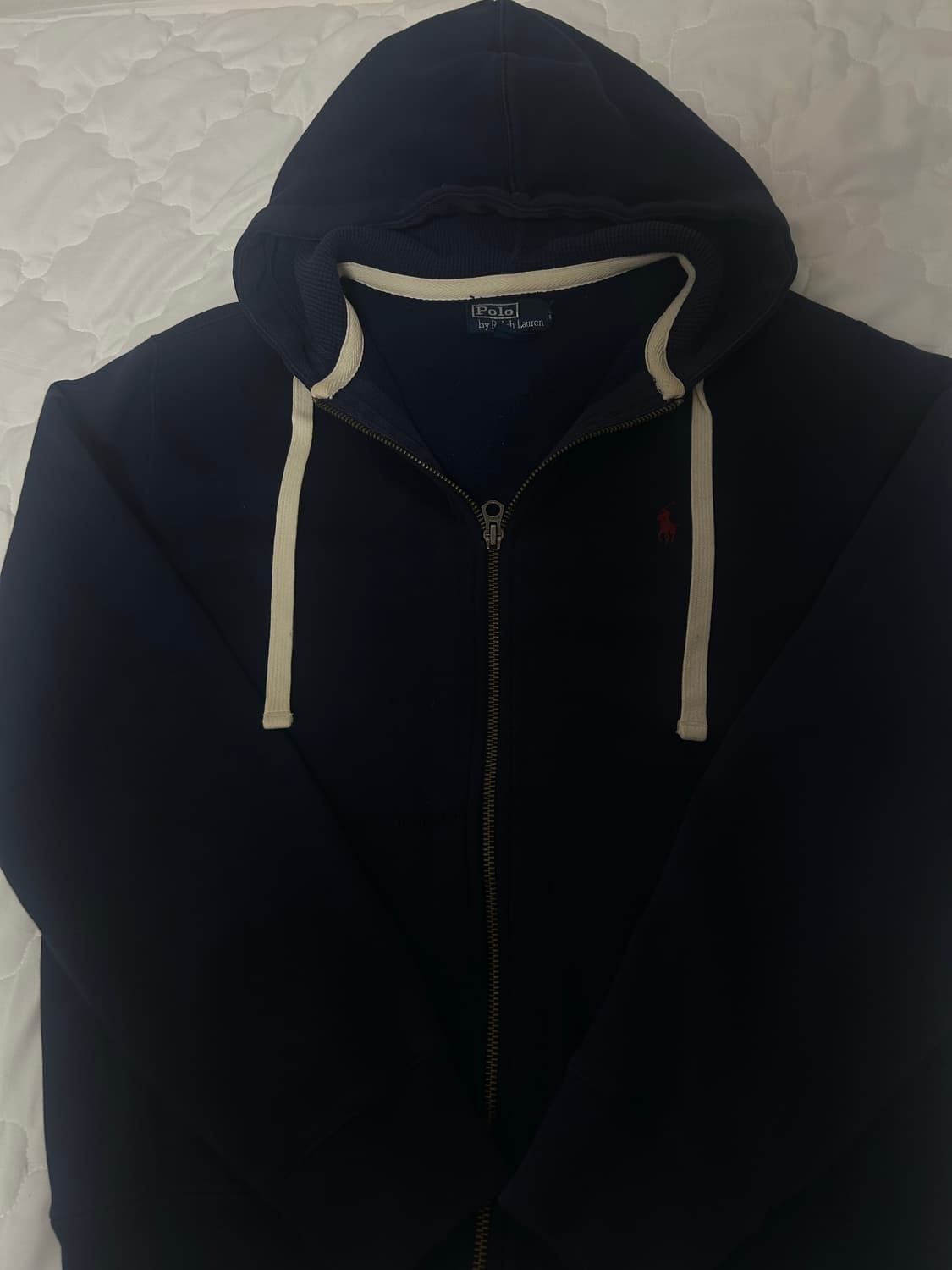 폴로 후드집업 네이비 상품이미지2