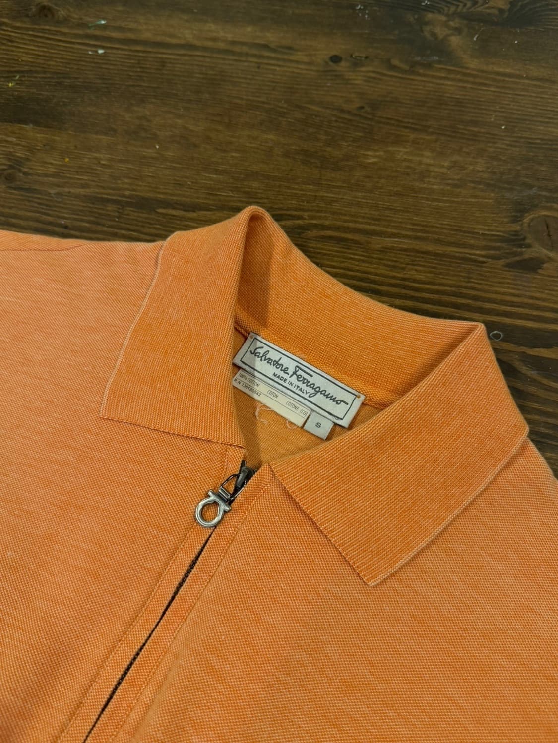 페레가모 클래식 짚업PK티셔츠 남성100 상품이미지7