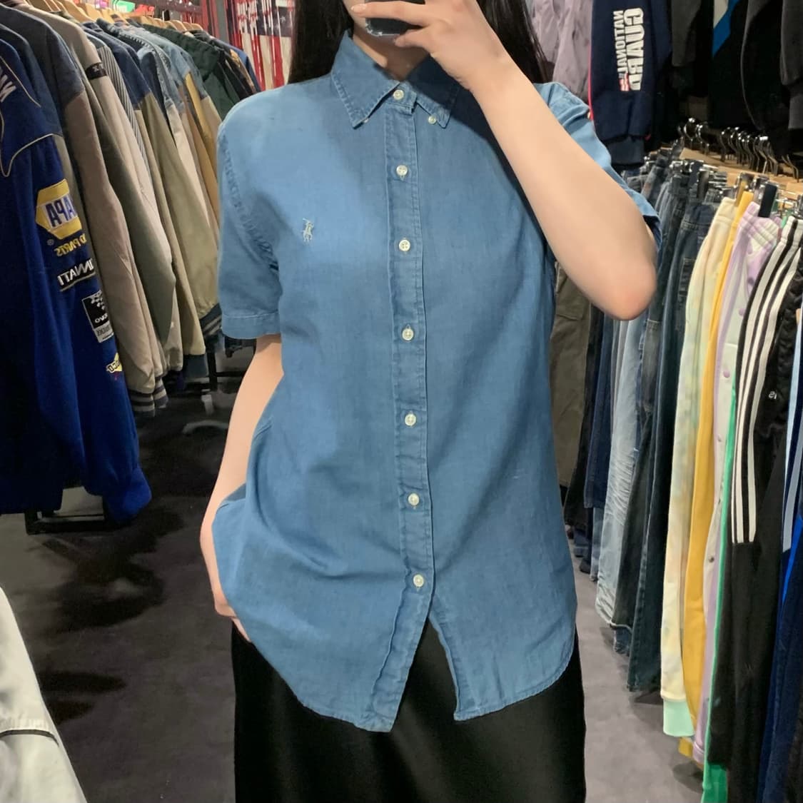 [IM] 폴로 랄프로렌 반팔 셔츠 연청 데님 상품이미지2