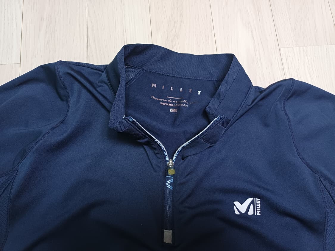 밀레 등산 집업 반팔티  상품이미지2