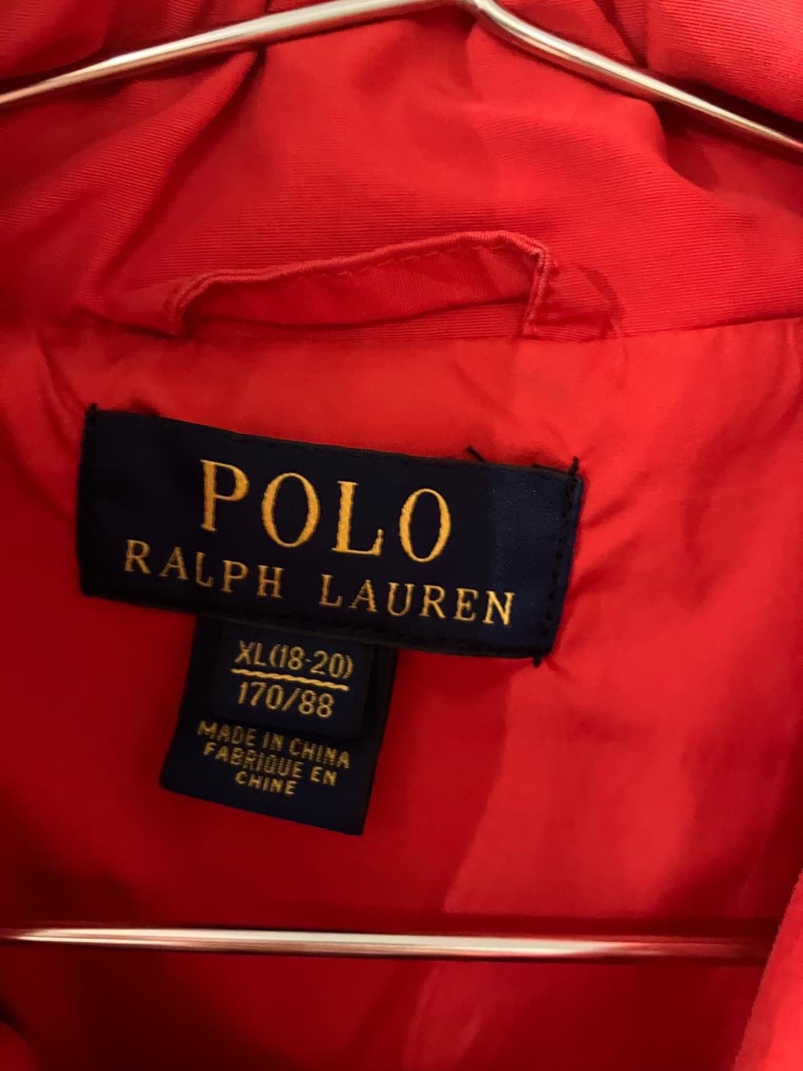폴로 랄프로렌 레드 자켓 XL 상품이미지4