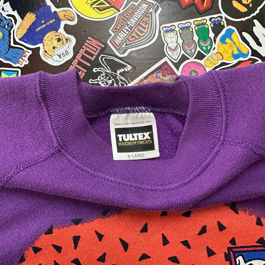 90s USA 베티붑 빈티지 스웻셔츠 XL 상품이미지7