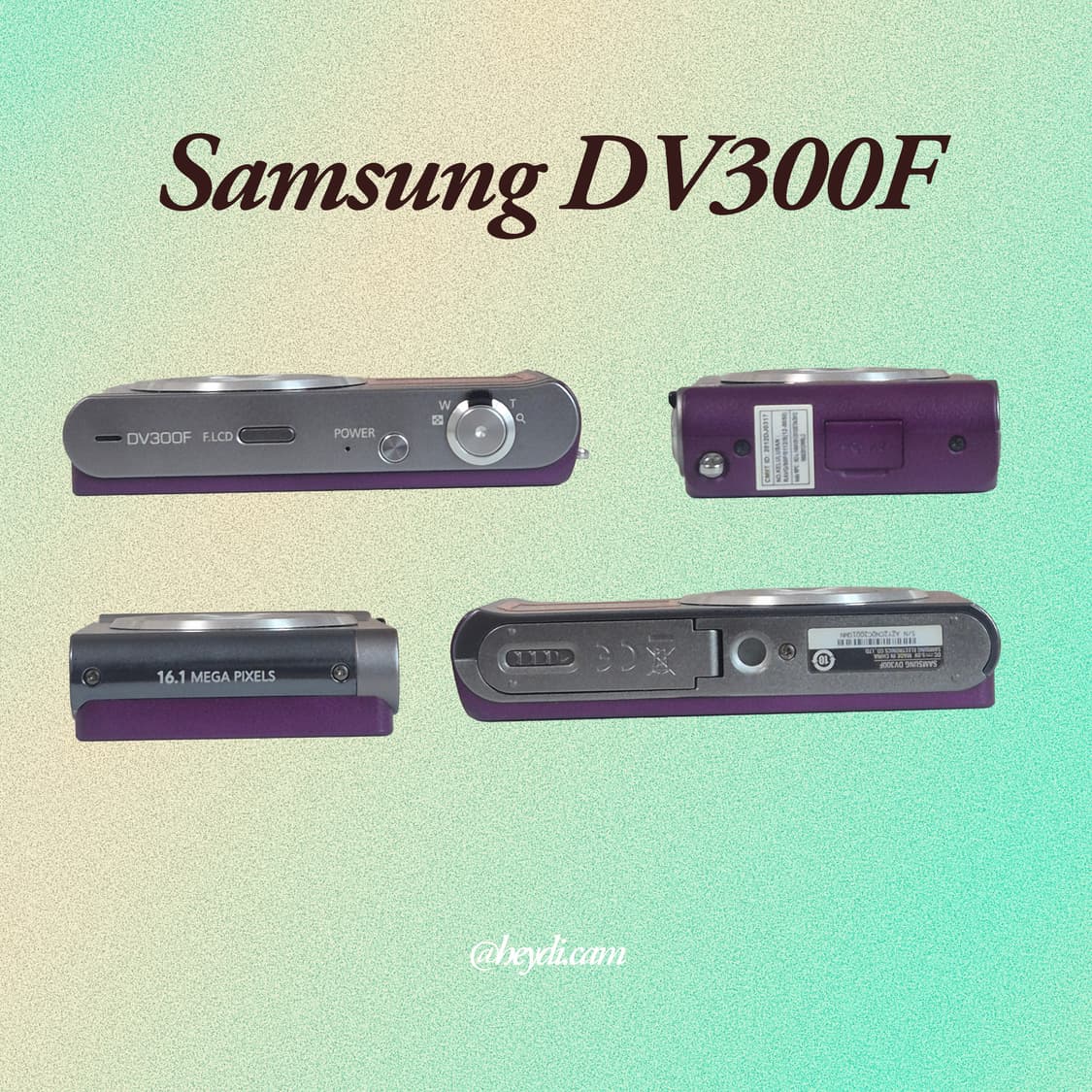 (한효주 디카) 삼성 DV300F 블랙 (Samsung DV300F) 상품이미지2