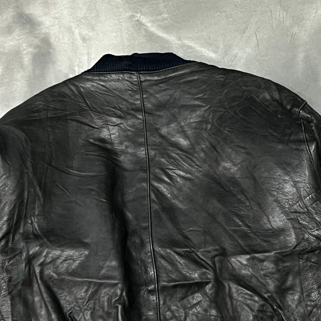  Brandon Thomas 레더 봄버 자켓 y14989 상품이미지5