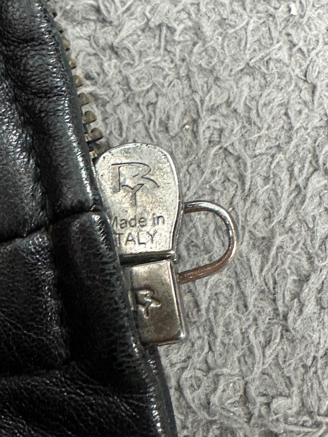 00s ARMANI JEANS 라이더 레더 자켓 L 상품이미지6