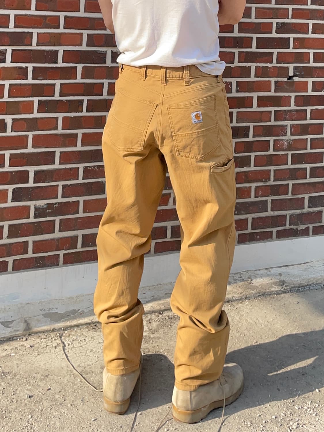 칼하트 카멜 워크 카펜터 팬츠 상품이미지1