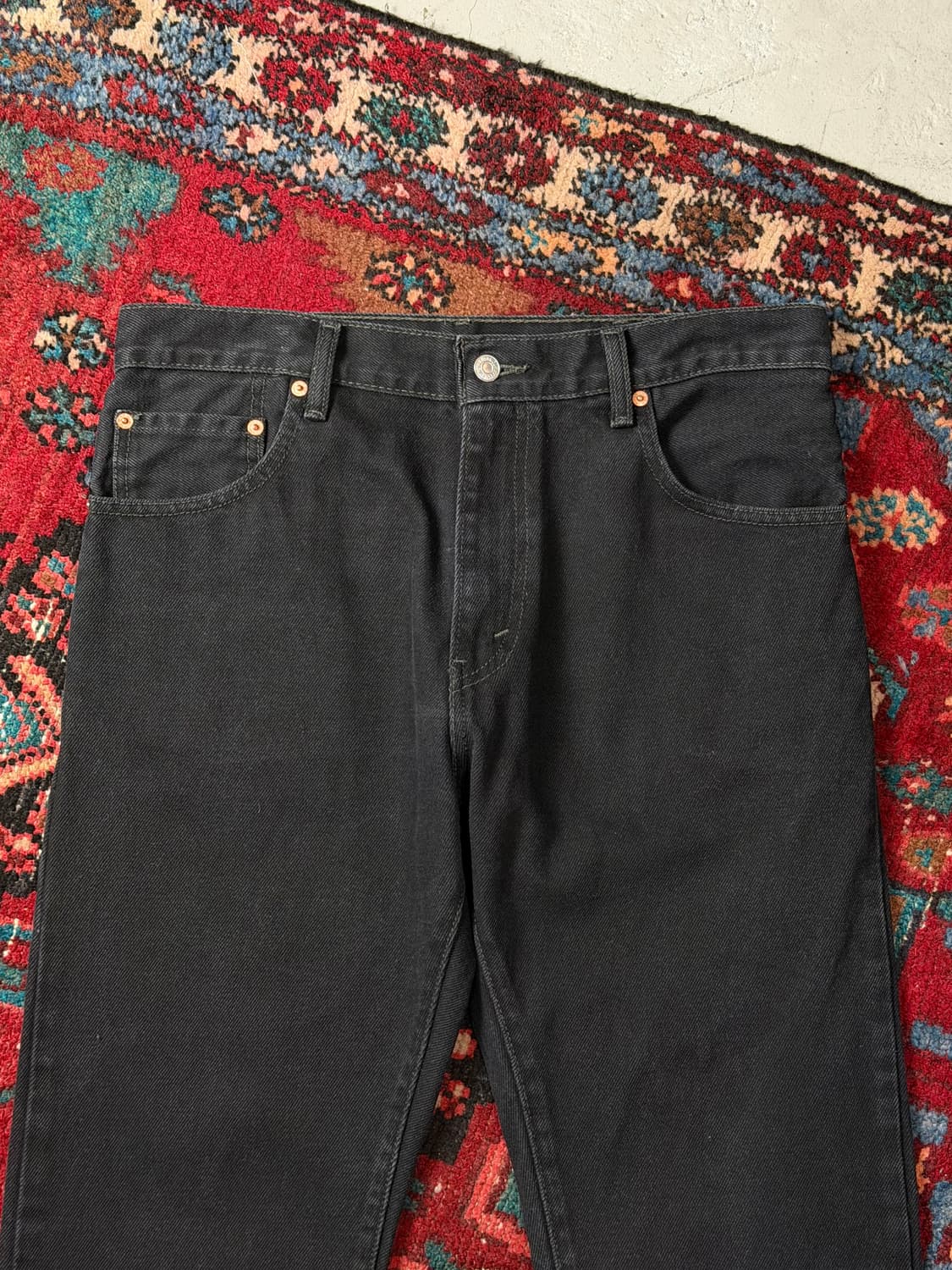 00's 빈티지 리바이스 517 블랙 부츠컷 리바이스 플레어진 상품이미지5