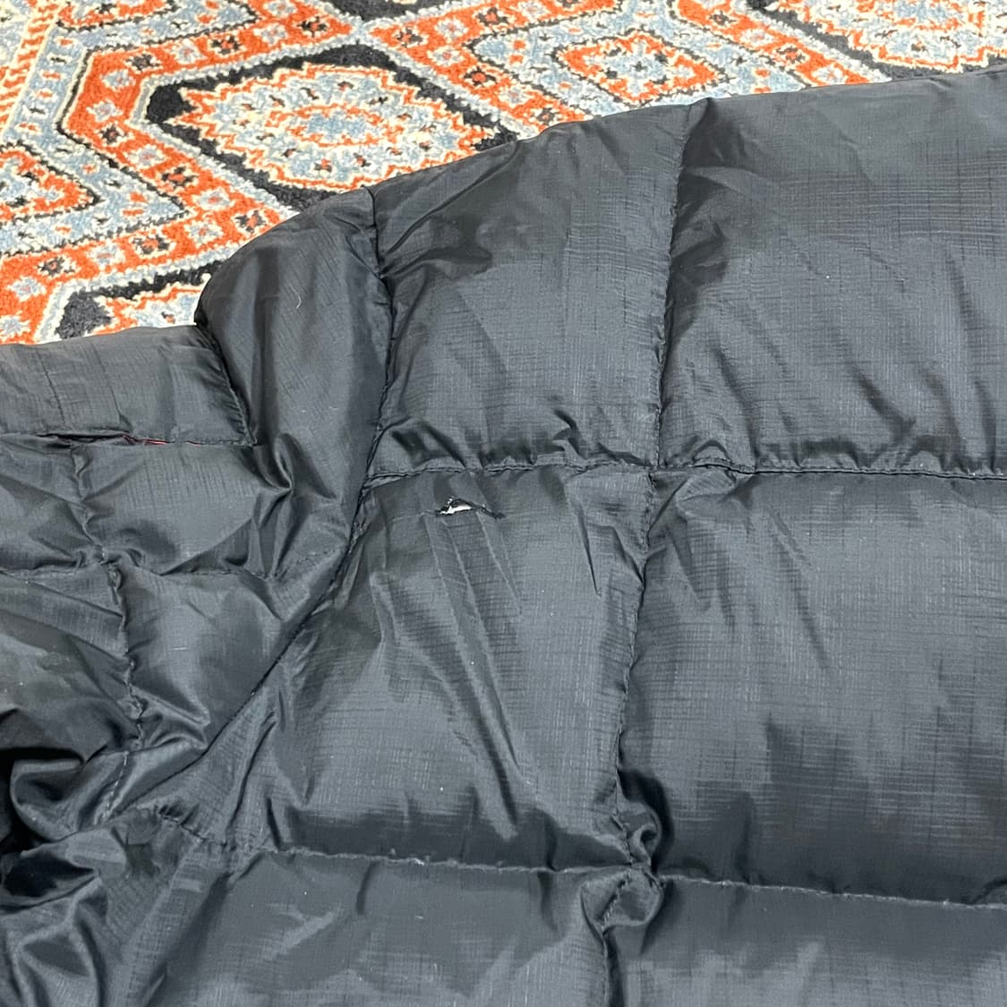 나이키 조던 블랙 덕다운 패딩 투웨이 점퍼 남성M 상품이미지8