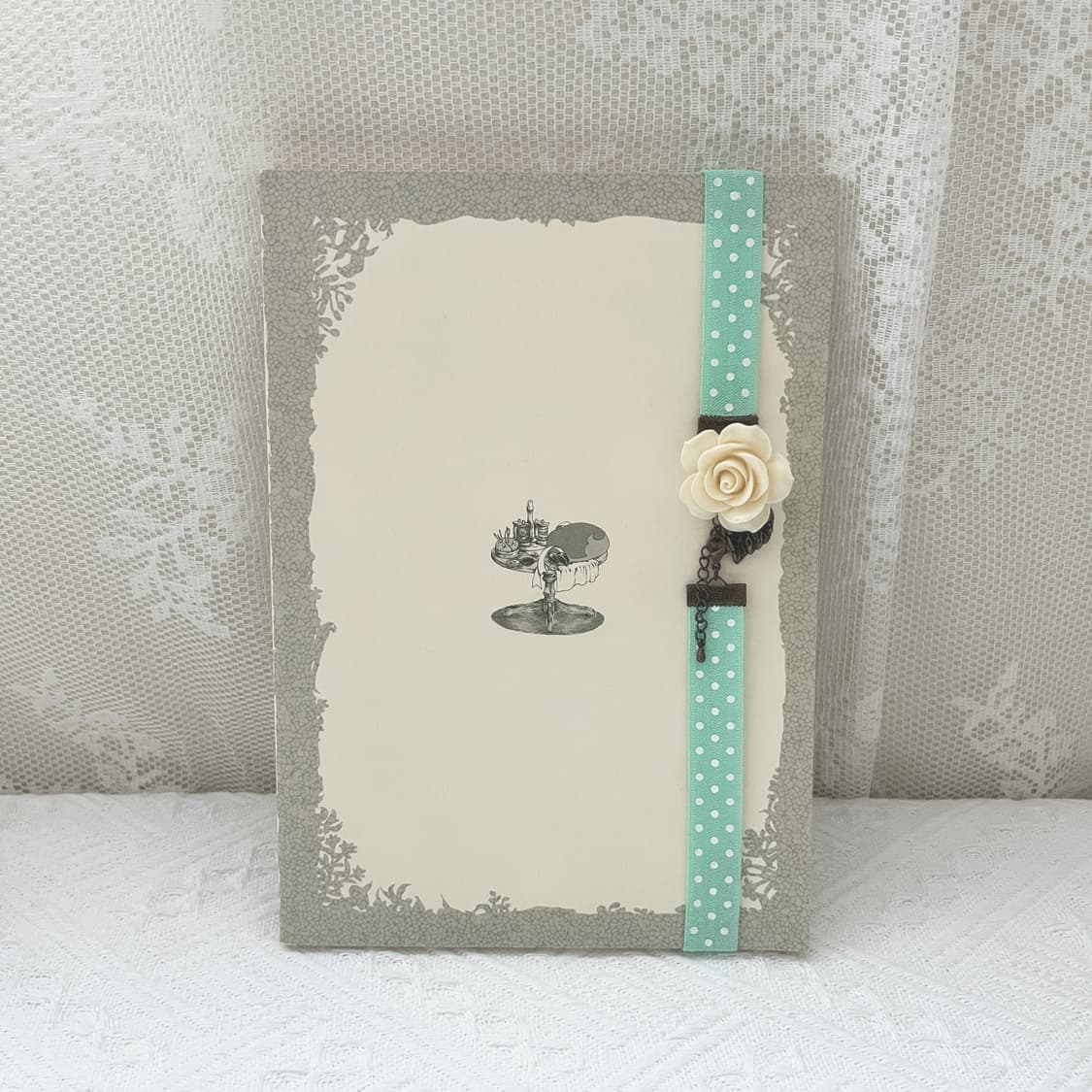 ⊰dot flower⊱ book-band 도트 꽃 북밴드 상품이미지1