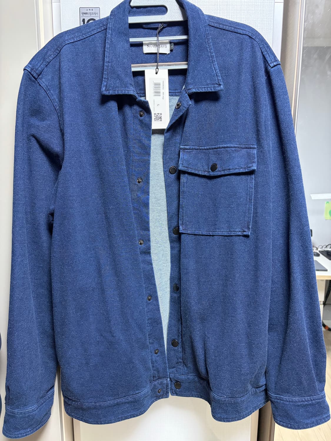 시리즈 NOWADAYS 데님 셔츠 L 100 새상품 상품이미지1