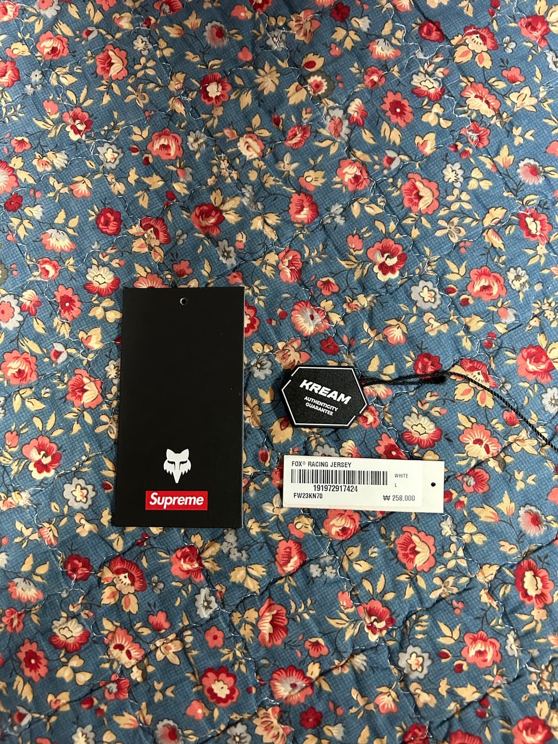 슈프림 폭스레이싱 저지 새상품 L 상품이미지3