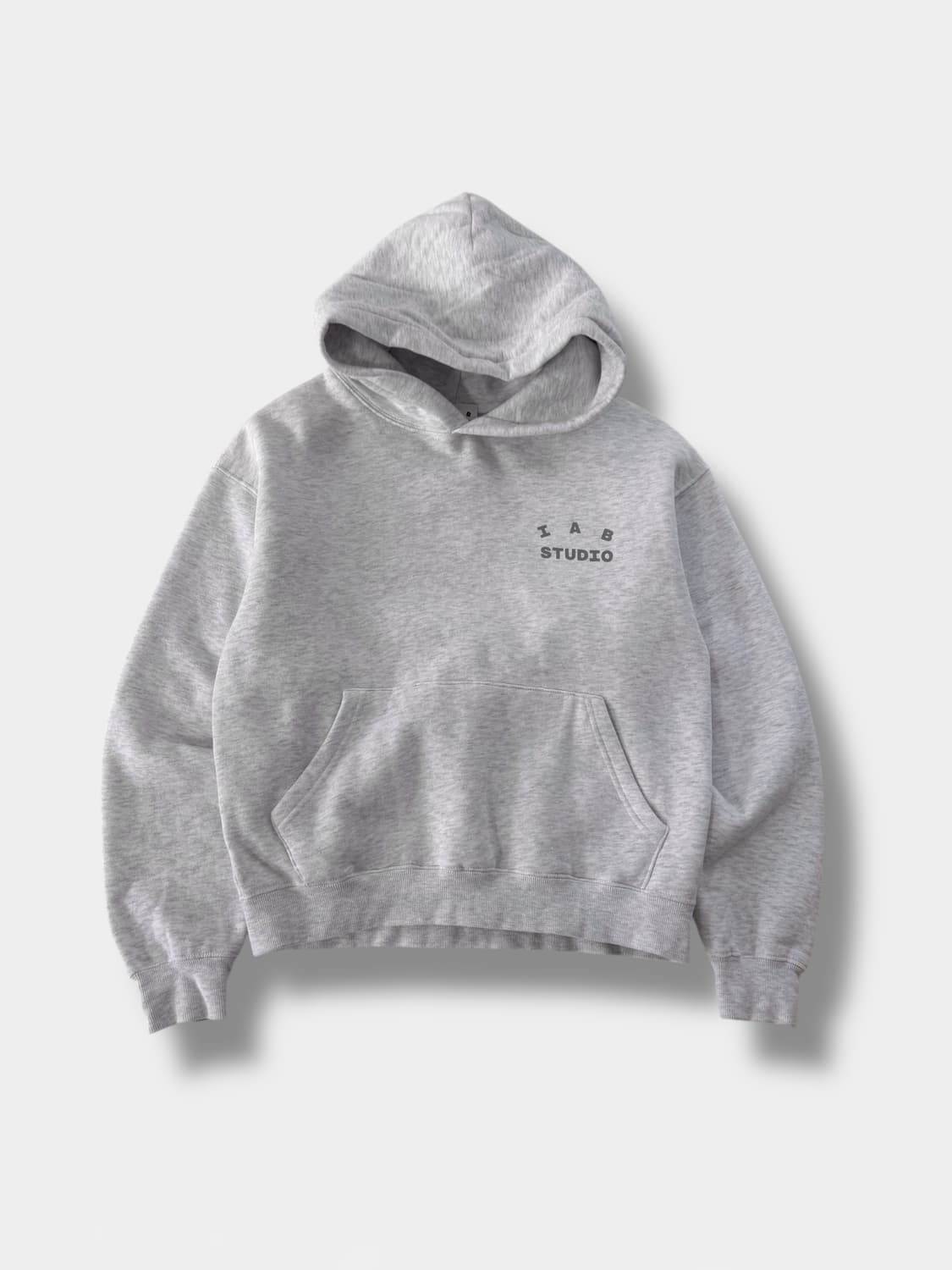 아이앱스튜디오 라이트 그레이 스웻 후드 상품이미지2