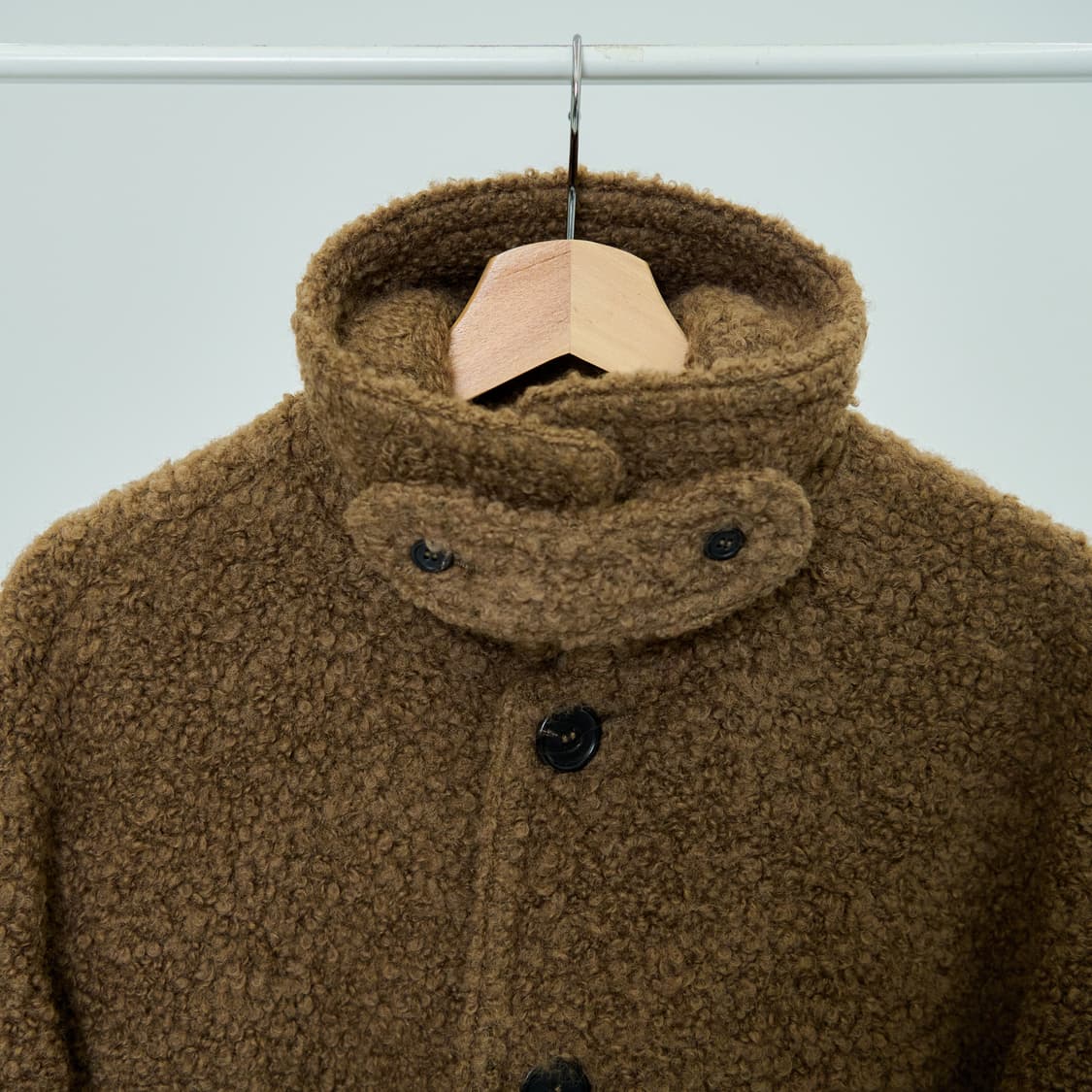 (새상품) 노이스 하프 울 코트 브라운 XL 상품이미지5