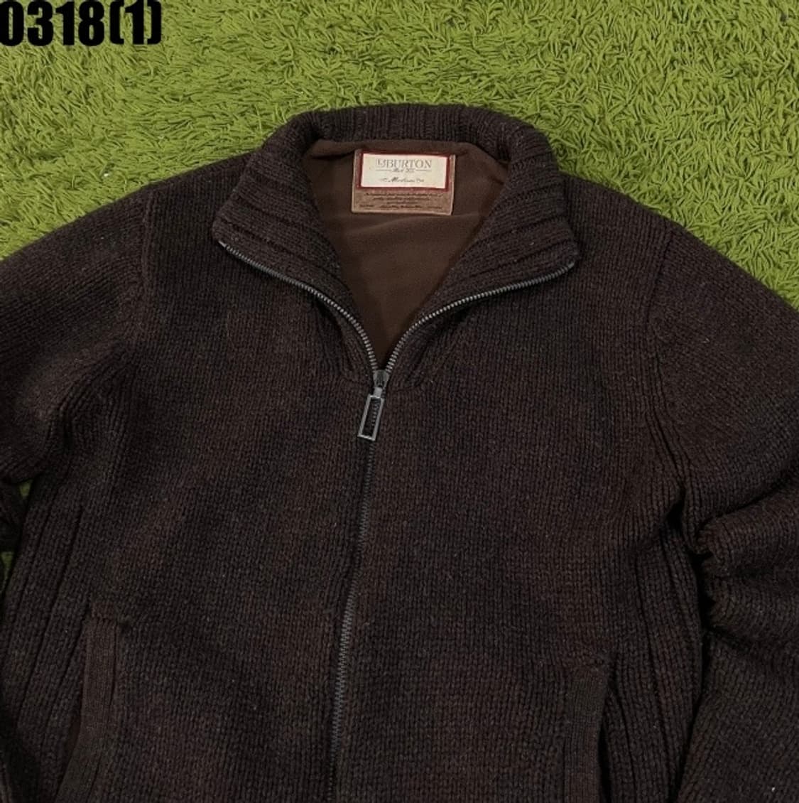 버튼 니트집업 상품이미지2