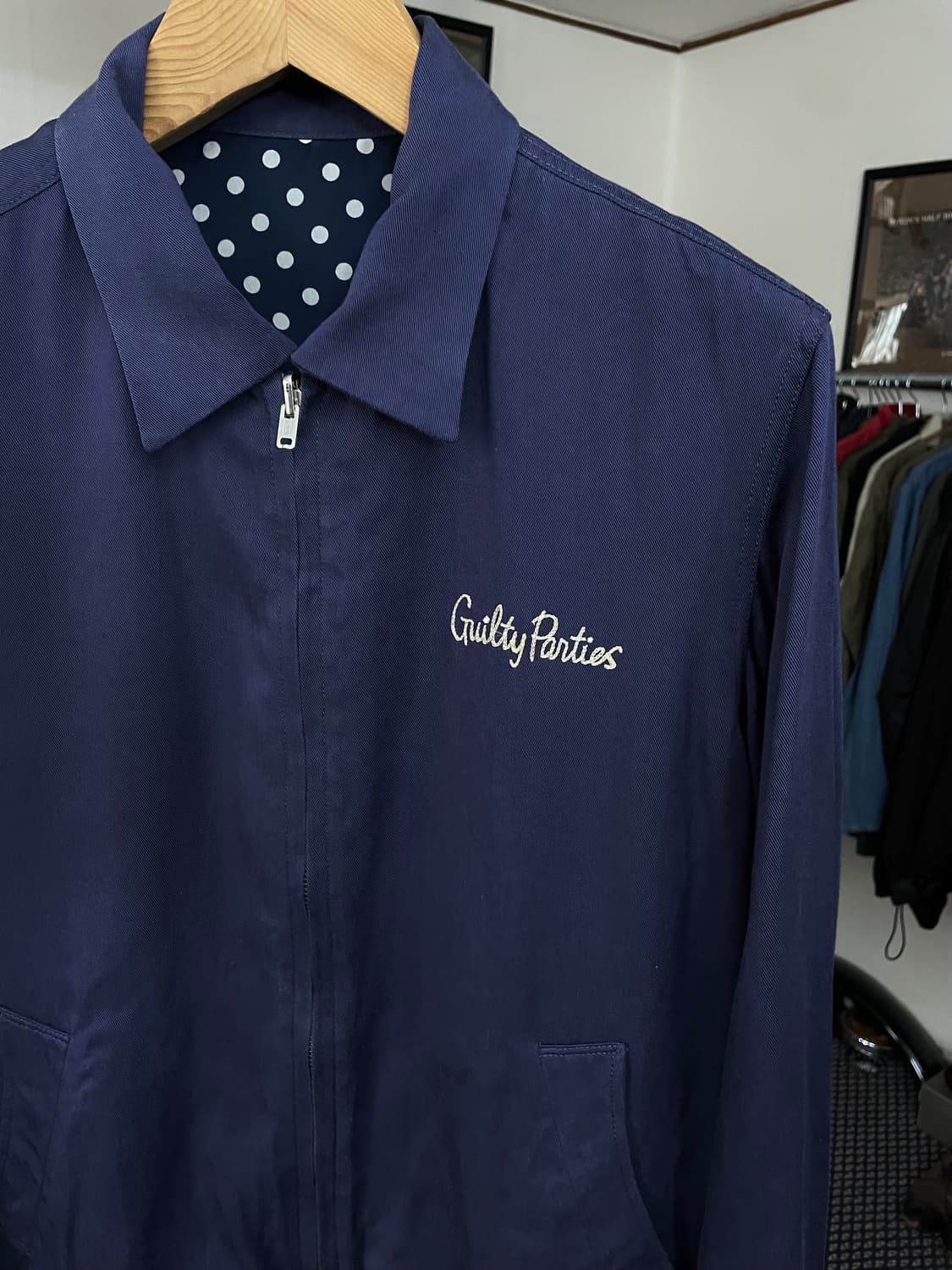 와코마리아 리버시블 스윙탑 자켓 상품이미지2