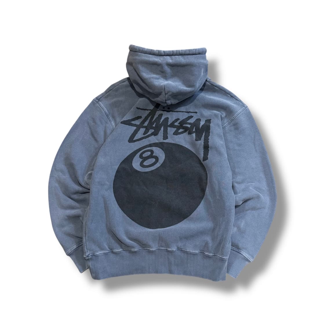 Stussy 8볼 후드 피그먼트 다이드 네이비 상품이미지2