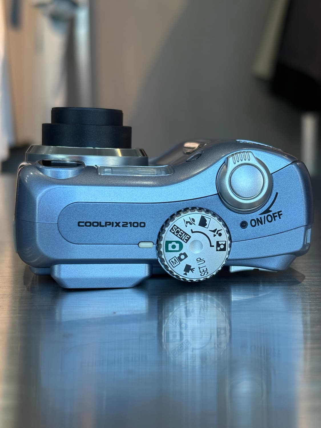 날짜표시)니콘 쿨픽스 2100 블루 빈티지디카 상품이미지6