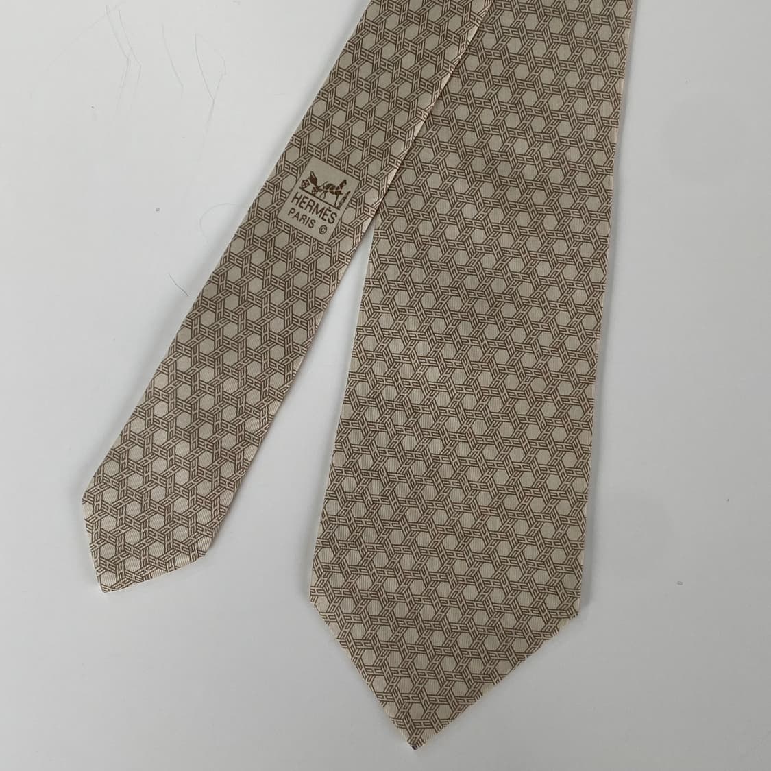 에르메스(HERMES) H모노그램 명품 정품 넥타이 상품이미지1