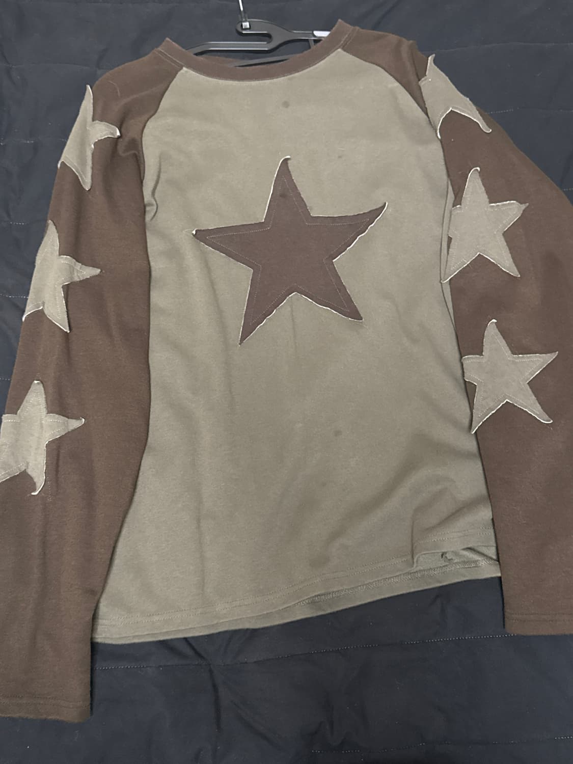 오버핏 별 나그랑 긴팔 티셔츠 상품이미지1